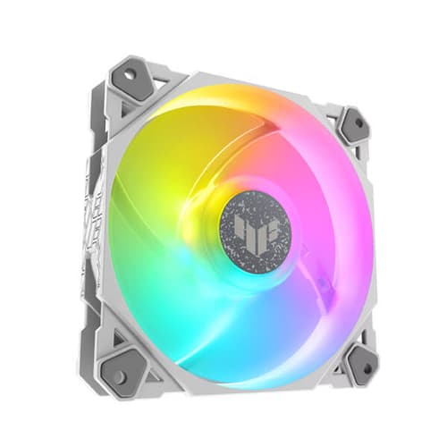 Asus TUF Gaming TF120 ARGB White Single Pack Cabinet Fan